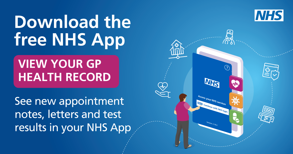 View your Health record with the NHS App