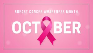 October Breast Cancer awareness month October, pink ribbon